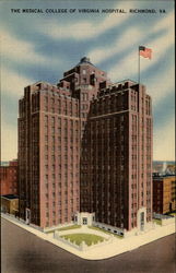 The Medical College of Virginia Richmond, VA Postcard Postcard