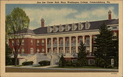 Ann Lee Carter Hall - Student Center, Mary Washington College of the University of Virginia Fredericksburg, VA Postcard Postcard