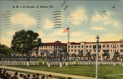 Kentucky Military Institute on Parade Venice, FL Postcard Postcard