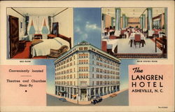 The Langren Hotel Asheville, NC Postcard Postcard