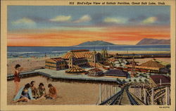 Bird's-Eye View of Saltair Pavilion Postcard