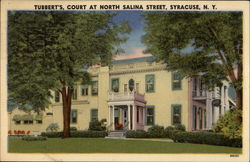 Tubbert's, Court at North Salinas Street Syracuse, NY Postcard Postcard