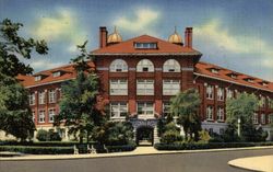 Engineering Building and Arch, University of Michigan Postcard