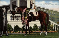 Gallahadion, Winner 1940 Kentucky Derby Horse Racing Postcard Postcard