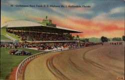 Gulfstream Race Track, U.S. Highway No. 1 Postcard