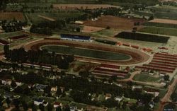 Batavia Downs, Route 5. Harness Racing Nightly at 8:30 from August through October Postcard