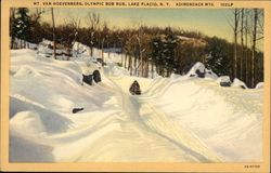 Mt. Van Hoevenberg, Olympic Bob Run - Adirondack Mts Lake Placid, NY Postcard Postcard