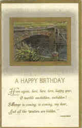 A Happy Birthday Postcard