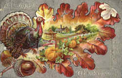 Beautiful Thanksgiving Postcard