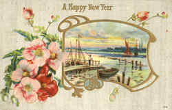 A Happy New Year Postcard