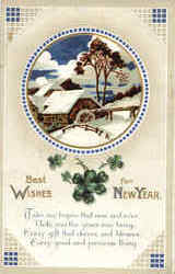 Best Wishes for NewYear Postcard