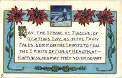 New Years Day Postcard