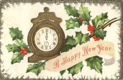 A Happy New Year Postcard