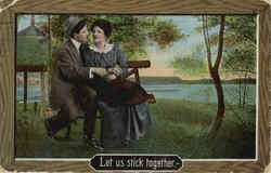 Let us stick together Postcard