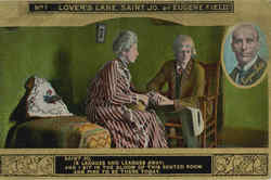 No 1 Lovers Lane, Saint Jo by Eugene Field Romance & Love Postcard Postcard