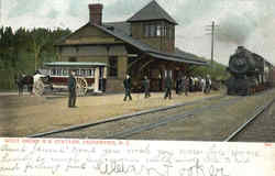 West Shore R.R. Station Postcard