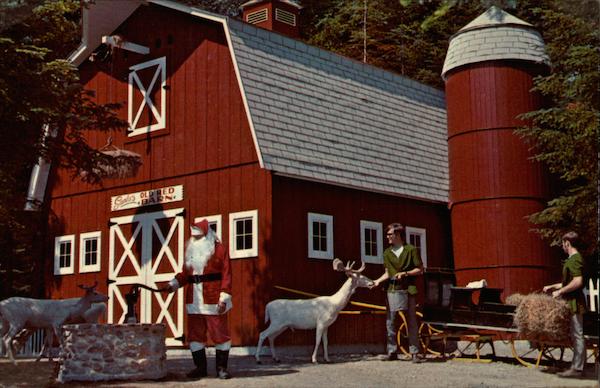 Santa S Old Red Barn Jefferson Nh