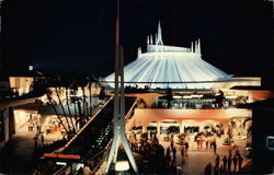 Spectacular Space Mountain Anaheim, CA Disney Postcard Postcard