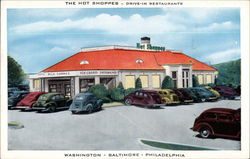 The Hot Shoppes - Drive-In Restaurants Postcard