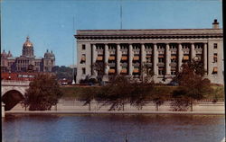 Municipal Court ant Public Safety Building Des Moines, IA Postcard Postcard