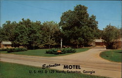 Eatonton Motel Georgia Postcard Postcard