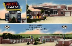 Motel Rapid Rapid City, SD Postcard Postcard