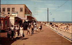 The Beach and Boardwalk are a never-ending source of pleasure and recreation Rehoboth Beach, DE Postcard Postcard