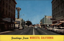 The Heart of Modesto Postcard