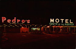 Pedro's Motel Postcard