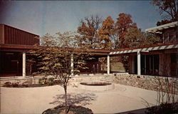 The Alumnae Court at Goucher College Postcard