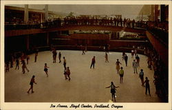 Ice Arena, Lloyd Center Portland, OR Postcard Postcard