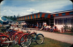 The Lounge Patio at Fernwood - 'In the Pocono Mountains' Postcard