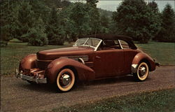 1937 Cord Phaeton Postcard