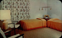 Tamiment-in-the-Poconos, A Typical Guest Room Pennsylvania Postcard Postcard