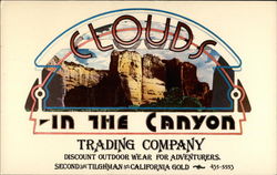 Clouds In The Canyon Trading Company Allentown, PA Postcard Postcard