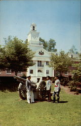 Hamilton Hall, barracks of A Company at Valley Forge Military Academy Postcard