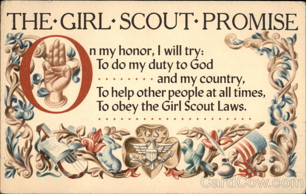 The Girl Scout Promise Girl Scouts