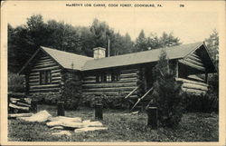 MacBeth's Log Cabins, Cook Forest Cooksburg, PA Postcard Postcard