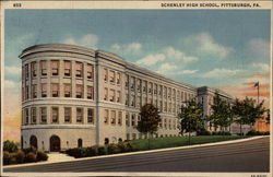 Schenley High School Postcard