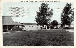 No. 1 Tee, Everett Golf Course Eagle River, WI Postcard Postcard