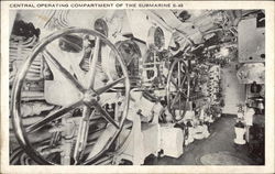 Central Operating Compartment of the Submarine S-49 Postcard