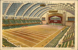 Largest Convention Hall and Theatre in the World Postcard