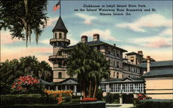 Jekyll Island State Park Clubhouse Saint Simons, GA Postcard Postcard