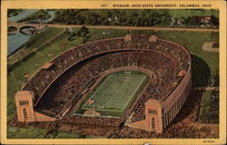 Stadium, Ohio State University Columbus, OH Postcard Postcard