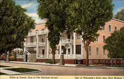 When in Tomah, Stop at The Sherman House! One of Wisconsin's Early Inns, Now Modern Postcard Postcard