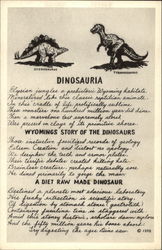 Dinosauria Postcard Postcard