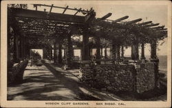 Mission Cliff Gardens Postcard