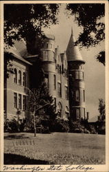 Washington State College Pullman, WA Postcard Postcard