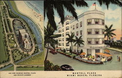 Mantell Plaza and Private Gardens Postcard