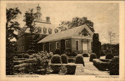 Governor's Palace and Gardens Postcard